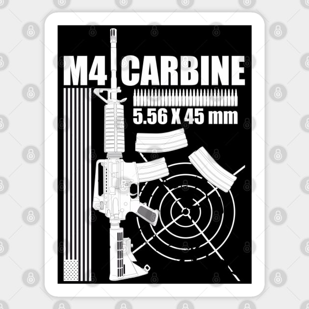 M4 Carbine Sticker by FAawRay